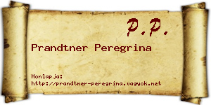 Prandtner Peregrina névjegykártya